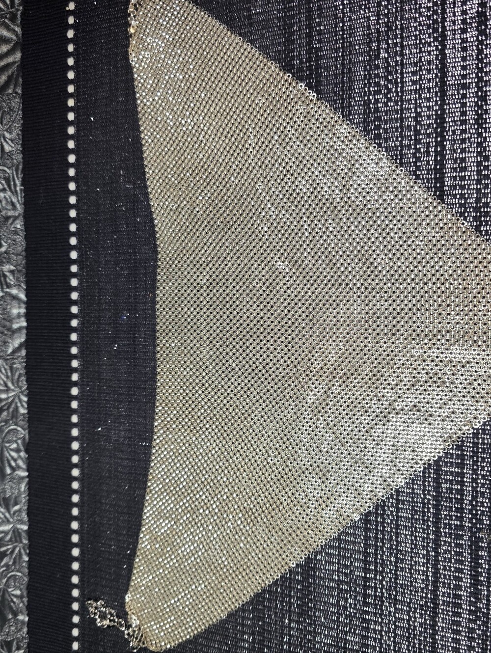 Whiting & Davis Metal Mesh Scarf Necklace - Picture 4 of 4